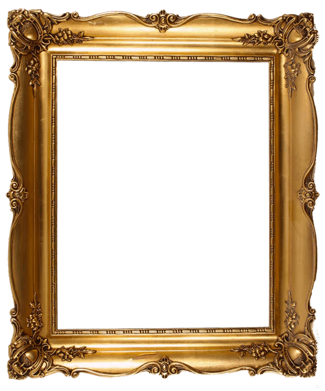 Golden frame