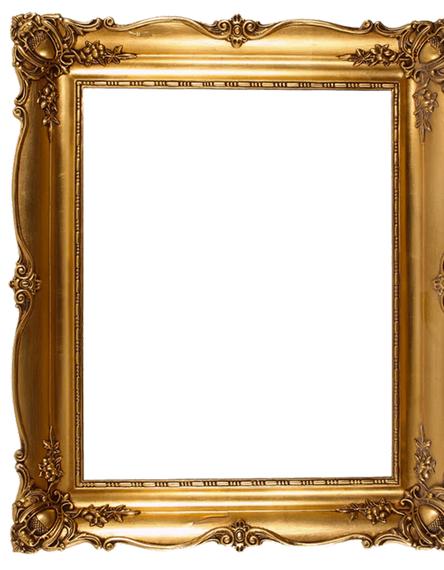 Golden frame